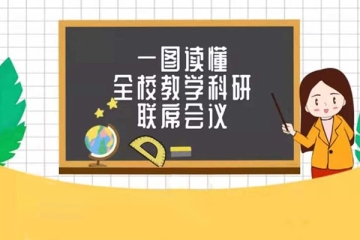 划重点!一图读懂全校教学科研联席会议
